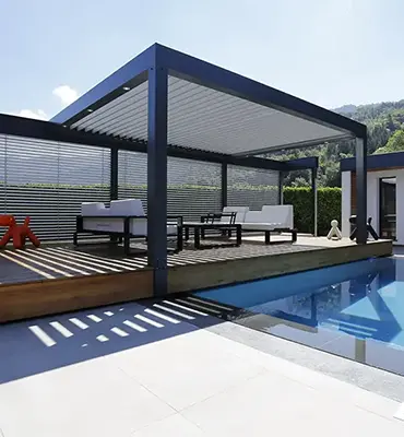 Retour dexperience un ete sous une pergola bioclimatique biossun a draillant