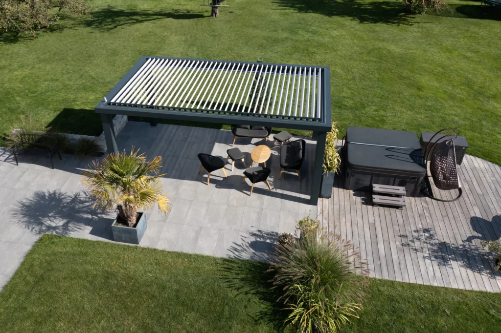 Pergola La Balme de Sillingy vue de dessus