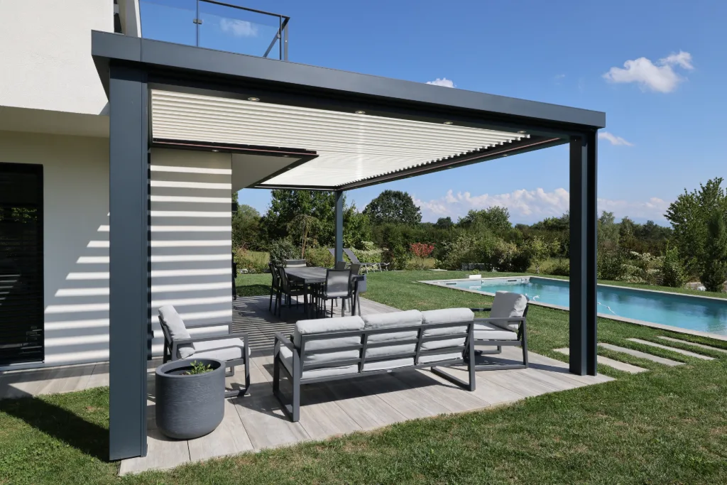 Biossun Lyon - pergola Bioclimatique spé
